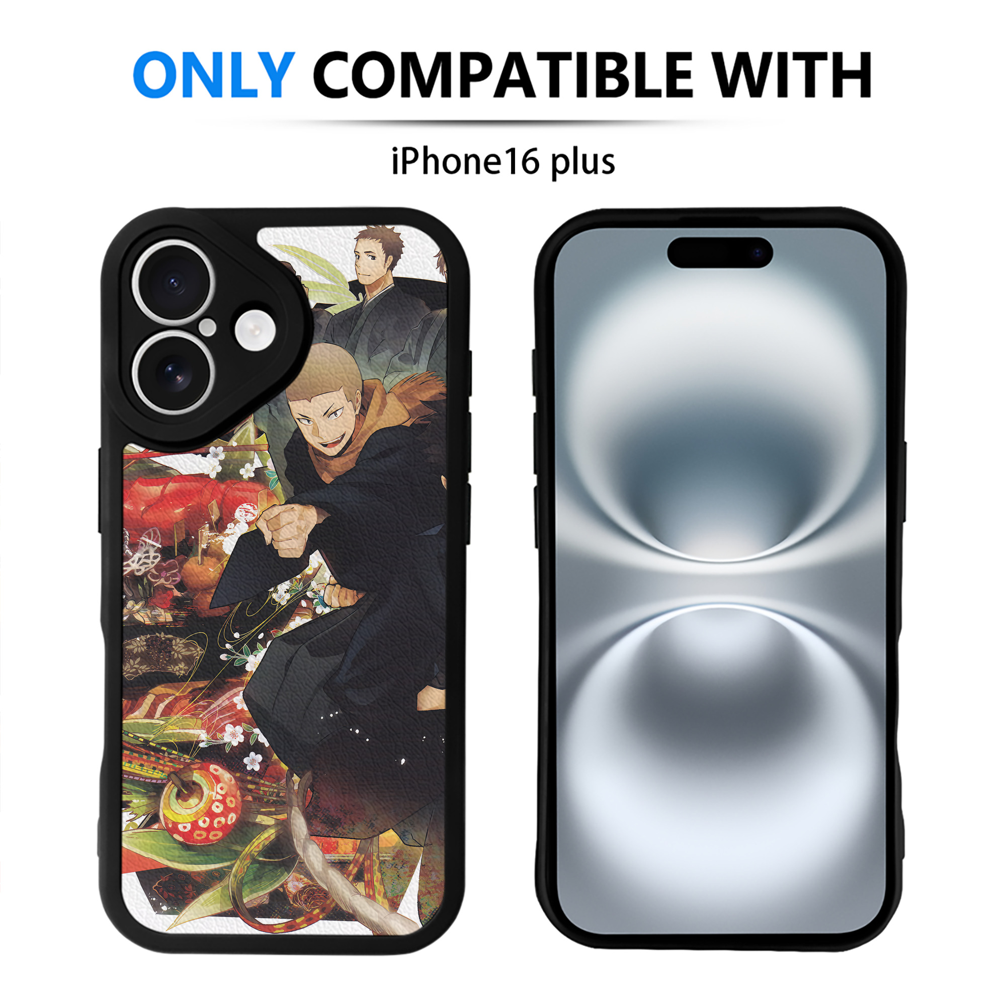 （画像用） ハイキュー!! Haikyu!! 【iPhone 16シリーズ対応】シリコンスマホケース（レザー調） 材質：シリコン